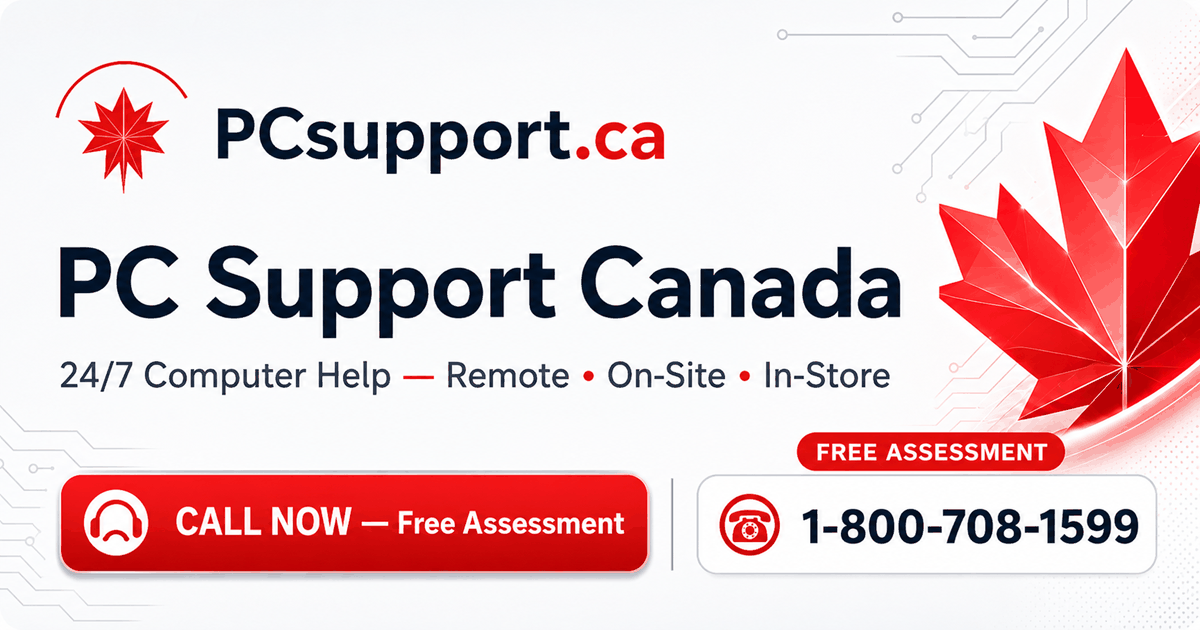 PC Support Canada — 24/7 Computer Help | PCsupport.ca